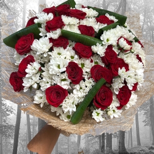  Manavgat Çiçekçiler - 25 Güller ve Krizantem